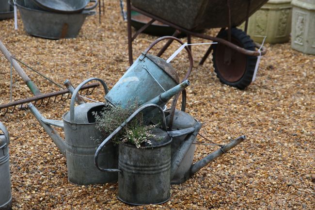 Vintage Watering Can planter